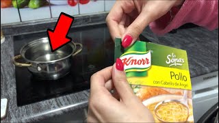 Cómo hacer Sopa De Sobre receta muy fácil y rica [upl. by Akselav]