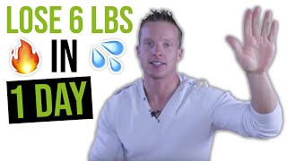 5 Steps On How To Lose Water Weight In One Day 6 POUNDS  LiveLeanTV [upl. by Hsiri]