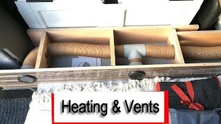 Mercedes Sprinter Camper Van  Heating amp Vents [upl. by Rehteh]