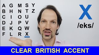 How To Pronounce The English Alphabet BRITISH PRONUNCIATION [upl. by Enimzzaj]