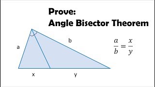 Prove Angle Bisector Theorem [upl. by Beilul300]