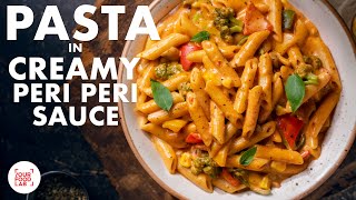 Pasta in Creamy Peri Peri Sauce Recipe  HomeMade Peri Peri Masala  Desi Pasta  Chef Sanjyot Keer [upl. by Tome]