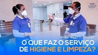 COMO É FEITA a LIMPEZA de UM HOSPITAL  ConheçaOHRCPP [upl. by Uok]