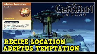 Genshin Impact Qingce Peak Puzzle and Solutions How to Get Adeptus Temptation Location  5 ⭐ Recipe [upl. by Fronia]