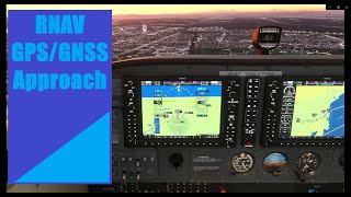 MSFS G1000 Basic RNAV Approach Tutorial GPSGNSS [upl. by Alithea]