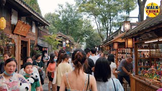 Walk China 4K  Broad and Narrow Alley  Chengdu Street Walking  Summer 2021 [upl. by Leahcimnaj]