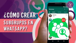 ¿Cómo crear SUBGRUPOS en WhatsApp [upl. by Len]