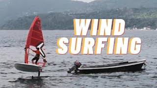 Wind Surfing in Anilao [upl. by Letsirk231]