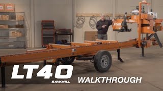 LT40 Hydraulic Portable Sawmill Walkthrough  WoodMizer [upl. by Annecorinne101]