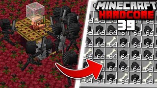 I Built a Wither Skeleton FARM in Minecraft Hardcore 39 [upl. by Stav]