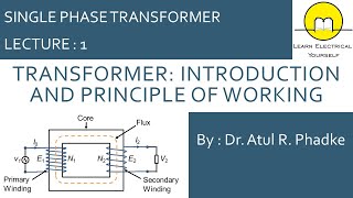 Transformer Introduction and Principle of Working 1 [upl. by Gonta]