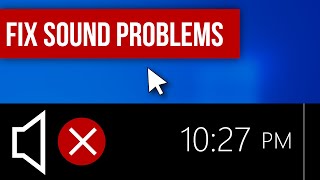 How to Fix ALL Sound Problems on Windows 10 Best Ways [upl. by Noel]