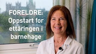 GAMMEL VERSJON Foreldre Oppstart for ettåringen i barnehage w english subtitles [upl. by Enigroeg4]