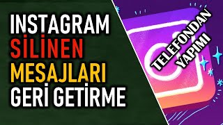 Instagram silinen mesajları geri getirme  Telefondan Android [upl. by Aihsela490]