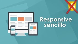 COMO HACER UN DISEÑO RESPONSIVE SOLO CON HTML Y CSS [upl. by Bunde]