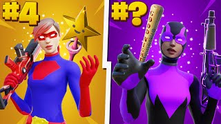 10 Most TRYHARD SUPERHERO Skin Combos In Fortnite Chapter 2 Season 5 [upl. by Ecineg]