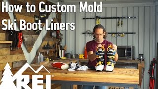 Skiing How to Custom Mold Ski Boot Liners [upl. by Anceline653]