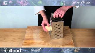 How to Grate Cheese  Cooking with Kids [upl. by Schwab887]