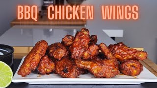 CRISPY BBQ CHICKEN WINGS au FOUR  AILES DE POULET GOUT BARBECUE [upl. by Eivla]