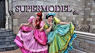 SUPER FUNNY Anastasia amp Drizella SUPERMODEL Meet amp Greet in the Magic Kingdom [upl. by Walcoff535]