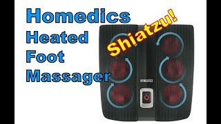 Homedics Shiatzu Heated Foot Massager review [upl. by Anniram]