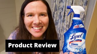 Lysol Power Bathroom Cleaner Review [upl. by Amethyst]