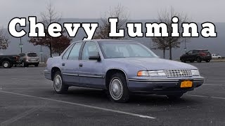 1990 Chevy Lumina  Regular Car Reviews [upl. by Ainet]