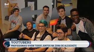 Youtubers Portugueses na TVI [upl. by Lleirbag]