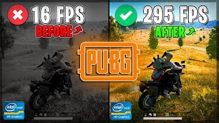 PUBG BEST SETTINGS to BOOST FPS on ANY PC [upl. by Aihtnamas]