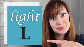 How to Pronounce the L sound in American English Part 1  The Light L Sound  L vs R [upl. by Fabiano]