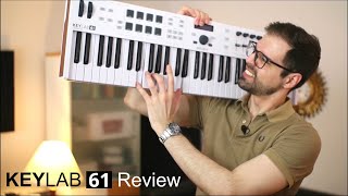 Arturia Keylab 61 Review An awesome midi keyboard [upl. by Rogovy]