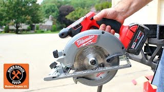 Milwaukee M18 Cordless Circular Saw 612quot Version [upl. by Nylcaj]