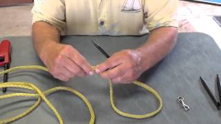 How to use a Fid with Braided Rope [upl. by Ecirtahs]