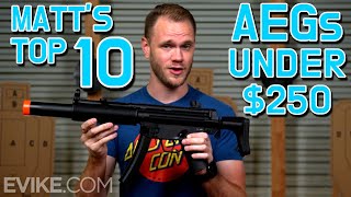 Best AEGs Under 250  Airsoft [upl. by Anailuj469]