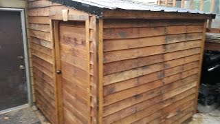 Shed from FREE pallets Timber Framing part 1 [upl. by Nedmac]