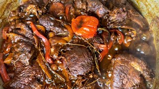 HOW TO MAKE THE BEST JAMAICAN BROWN STEW CHICKEN RECIPE [upl. by Trevar]