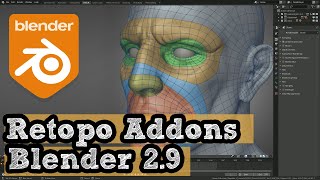 8 Blender Addons for Retopology [upl. by Ylicec554]