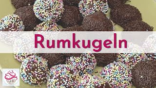 Rumkugeln  ganz einfach selber gemacht  ohne Backen [upl. by Hanahs374]