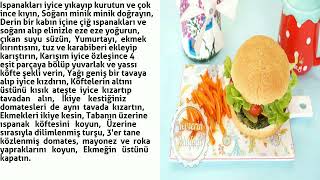 Ispanak Burger Tarifi [upl. by Wye]