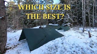 Comparing 3 Different Tarp Sizes [upl. by Wise220]