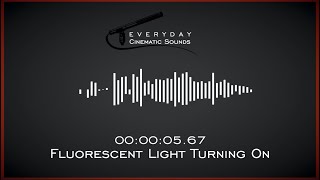 Fluorescent Light Turning On  HQ Sound Effects [upl. by Aran]