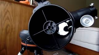 Celestron 114LCM collimation easier method [upl. by Ahael12]