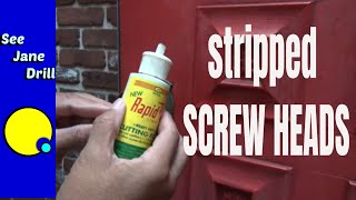 How to Remove Damaged and Rusted Screws FAST [upl. by Peadar]