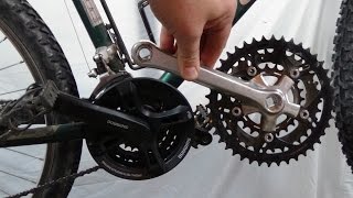 Crankset Removal amp Installation  Bike [upl. by Hannazus]