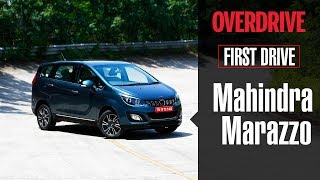 2018 Mahindra Marazzo First Drive review  Details specifications and price  OVERDRIVE [upl. by Allets238]