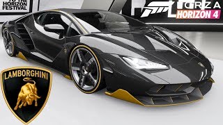 Forza Horizon 4  Lamborghini Centenario  Customization Top Speed Review [upl. by Irneh]