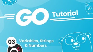 Go Golang Tutorial 3  Variables Strings amp Numbers [upl. by Recnal]