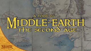 Maps of Middleearth The Second Age  Tolkien Explained [upl. by Ikciv]