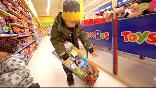 Nerf Shopping at ToysquotRquotUs [upl. by Einahets]