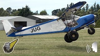 Zenith CH 701 microlight  STOL Takeoffs and Landings [upl. by Chobot]